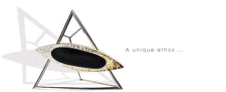 Sculptural ethical jewellery by Kerstin Laibach