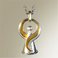 ngel pendant in silver - Copyright Kerstin Laibach