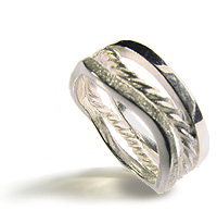 Silver Twist Ring - Copyright Kerstin Laibach