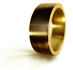 Hasel Silk Gold Ring - Copyright Kerstin Laibach