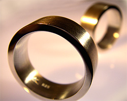 Laibach Hasel Silk Rings in Various Recycled Precious Metals