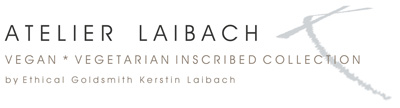 Atelier Laibach Vegan and Vegetarian Inscribed Jewellery Collection