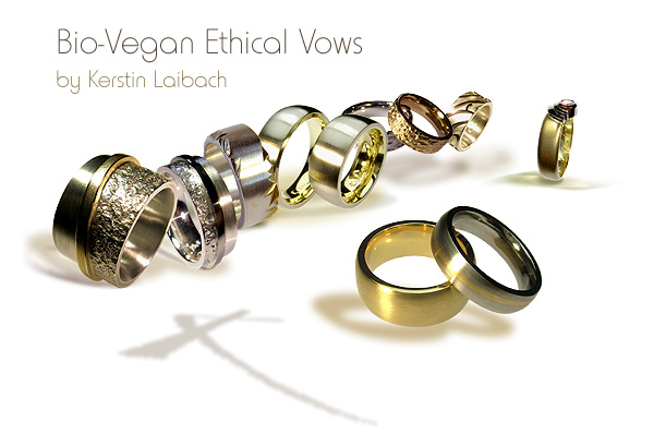 Vegan Wedding and Partnership Rings